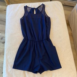 Doe & Rae Navy Romper